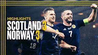 Scotland 33 Norway  Scotland are off to Germany  EURO 2024 Qualifier Highlights [upl. by O'Grady809]