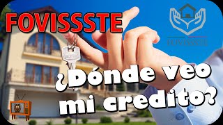 ¿Dónde veo mi crédito del fovissste [upl. by Adnawt]