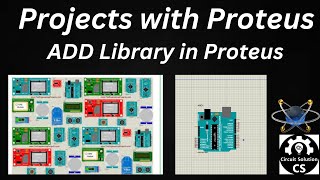 How to add Library in Proteus  How to include and download any library in Proteus [upl. by Serle]