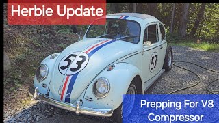 Herbie Update V8 Air Engine and Steering Box Removal [upl. by Othilie351]