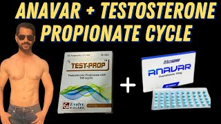 Testosterone propionate  Anavar steroid cycle for Beginners for muscle building [upl. by Ardnnaed624]