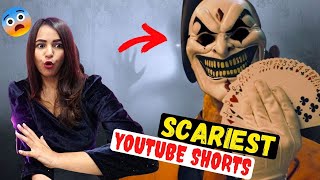 HORROR YOUTUBE SHORTS Challenge 😲  Try not to get SCARED [upl. by Ettedranreb]