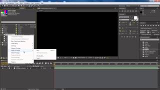 How to relink offline media and change their mode in Adobe After Effects CS6 [upl. by Arenat400]