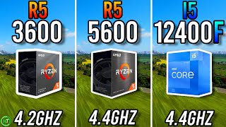 Ryzen 5 3600 vs Ryzen 5 5600 vs Intel i5 12400F [upl. by Elijah582]