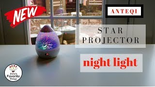 ANTEQI ❤️ Star Projector Night Light  Review ✅ [upl. by Satsoc]