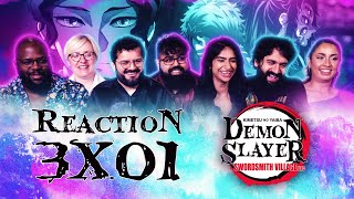 Demon Slayer SEASON 3 PREMIERE 3x1 quotSomeones Dreamquot  The Normies Group Reaction [upl. by Astto]