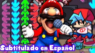 Mario juega Friday Night Funkin Sub Español [upl. by Acinnor]