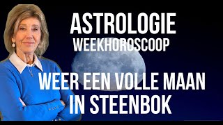 ASTROLOGIE WEEKHOROSCOOP 21 JULI 2024 WEER EEN VOLLE MAAN IN STEENBOK ASTROLOOG IRMA VAN DER WIJK [upl. by Rissa]