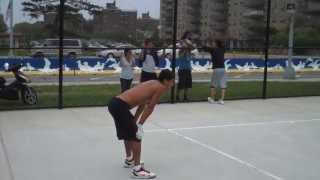 Emmitt vs Mike Falcis 2013 Singles Handball [upl. by Ainav]