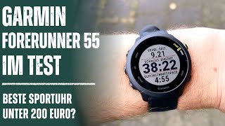 Garmin Forerunner 55 Testbericht Die beste Sportuhr für unter 200 Euro [upl. by Acinomaj]