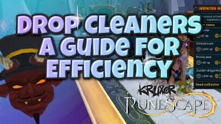 Runescape Drop Cleaners A Guide for Efficiency runescape3 runescape [upl. by Ecirtra]