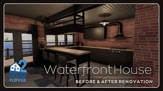 House Flipper 2  Waterfront House Before  After Renovation [upl. by Etiragram]