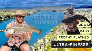 Batemans Bay KEEPS DELIVERING Jewfish  Trophy Flathead  Bass fishing  camping from kayak [upl. by Gillie17]