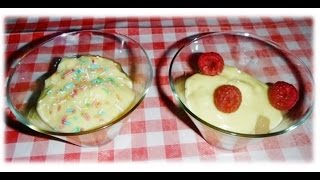 DESSERT DI FRUTTA CON CREMA PASTICCERA  RICETTA FACILE E VELOCE [upl. by Elocn]