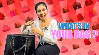 Whats In Your Bag With Anchal Sahu  Tanvi Dogra amp Ankur Verma  Colors Tv  Parineetii [upl. by Anairdna]