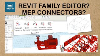 REVIT MODELING  FAMILY  CONNECTORS [upl. by Kerin]