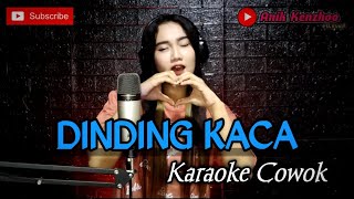 DINDING KACA  Karaoke cowok duet dangdut koplo [upl. by Ezra]