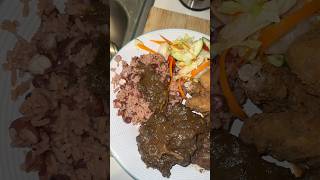 Cooking oxtail 😋 youtubeshorts food cooking jamaica [upl. by Okechuku355]