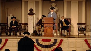 250th Boston Tea Party Reenactment Faneuil Hall  A Protest In Principal [upl. by Teddman]