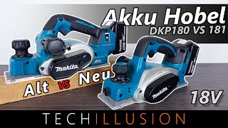 ðŸ”¥WELCHER IST BESSER Makita 18V Akku Hobel VergleichstestðŸ˜±  DKP180 VS DKP181 im Test [upl. by Ignatzia]