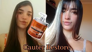 Cauterização CAUTER RESTORE Forever Liss após progressiva 💇❤️ [upl. by Rives]