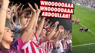 Sunderland fans brilliant Abdoullah Ba chant at QPR [upl. by Madelina]