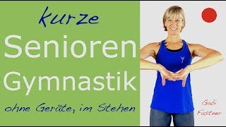 🍏17 min SeniorenGymnastik im Stehen für Zwischendurch  ohne Geräte im Stand [upl. by Atiseret]