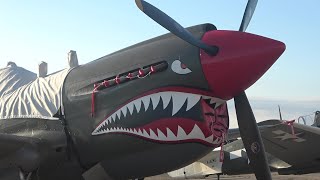 Curtiss P40 Warhawk Demo  Air Legend 2024 [upl. by Leifer]