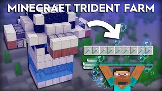 Minecraft Easy DrownedTrident Farm [upl. by Mell472]