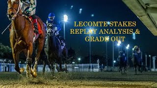 DERBY PREP LECOMTE STAKES REPLAY ANALYSIS amp GRADE OUT [upl. by Camus177]