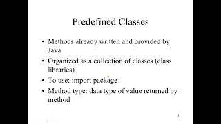 Java Predefined Methods [upl. by Kuth942]