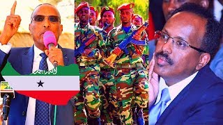 Madaxweyne Muuse Biixi Cabdi Cudud Ciidan Ugu Hanjabay Somalia [upl. by Eilegna]