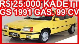 PASTORE R 25000 Chevrolet Kadett GS 1991 Amarelo Milano MT5 20 Gasolina 99 cv 162 kgfm KADETT [upl. by Cranford]