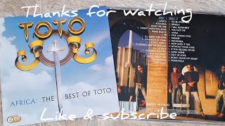 TOTO  AFRICA THE BEST OF TOTO CD UNBOXING cdunboxing toto [upl. by Labors281]