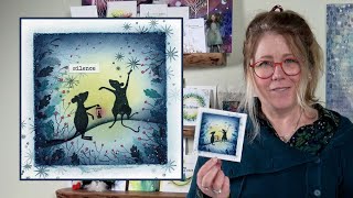 The Mice on Christmas Night by Tracey Dutton  A Lavinia Stamps Tutorial [upl. by Valerie]