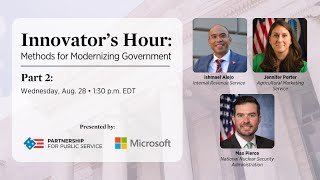 Innovator’s Hour Methods for Modernizing Government  Part 2 [upl. by Hanna]