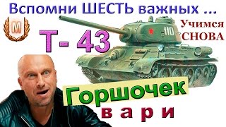 Т43 Зачем помнить ШЕСТЬ важных точек каждого танка Как удивить команду на Т 43 [upl. by Yancey703]