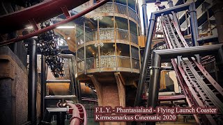 FLY  Phantasialand  Flying Launch Coaster Vekoma  Kirmesmarkus Cinematic 2020 [upl. by Py]