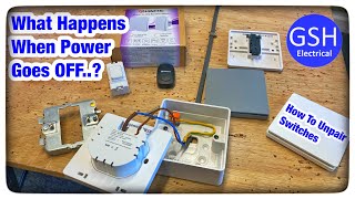 Quinetic Wireless Switch amp Built inline Receiver  What Happens when the Power goes OFF amp Unpairing [upl. by Wollis]