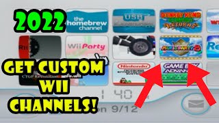 How to Get Custom Wii channels in 2022 Channel Forwarder for your Wii games [upl. by Angel102]