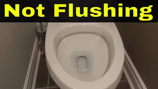 Toilet Not Flushing Properly But Not CloggedEasy Fix [upl. by Moreville784]