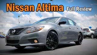 2018 Nissan Altima SR Midnight Edition FULL REVIEW  Still Competitive with Camry amp Accord [upl. by Nuli]