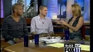 Wentworth Miller and Amaury Nolasco at Good Day LA [upl. by Rhett217]