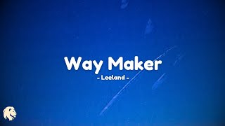 Way Maker  Leeland  Lyrics Videos 2024  Brave Lyrics [upl. by Cirillo187]