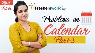 Aptitude Made Easy  Problems on Calendar 3 Basics and Methods Shortcuts Time and Date [upl. by Fiedling]