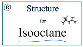 Structural Formula for Isooctane 224Trimethylpentane [upl. by Cinda]