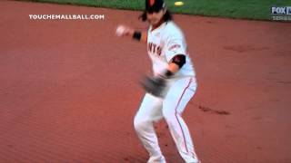 Brandon Crawford Funnel and Footwork [upl. by Branscum162]