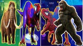 Jurassic World 🦖Indoraptor Spider vs The Mhamot vs KingKong Coffin Dance Song [upl. by Natsrik502]