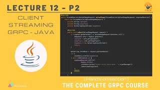 gRPC 122 Upload file in chunks with clientstreaming gRPC  Java [upl. by Eiliak]