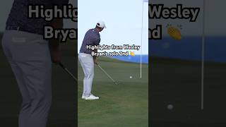 Impressive performance from BryanBrosGolfs Wesley Bryan 🔥 [upl. by Mairim]